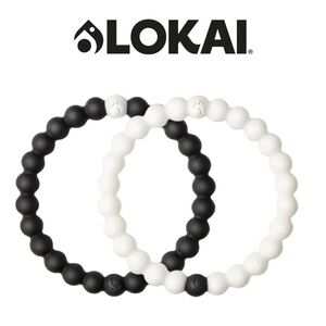 LOKAI Unisex Black and White Bracelet Set NWT